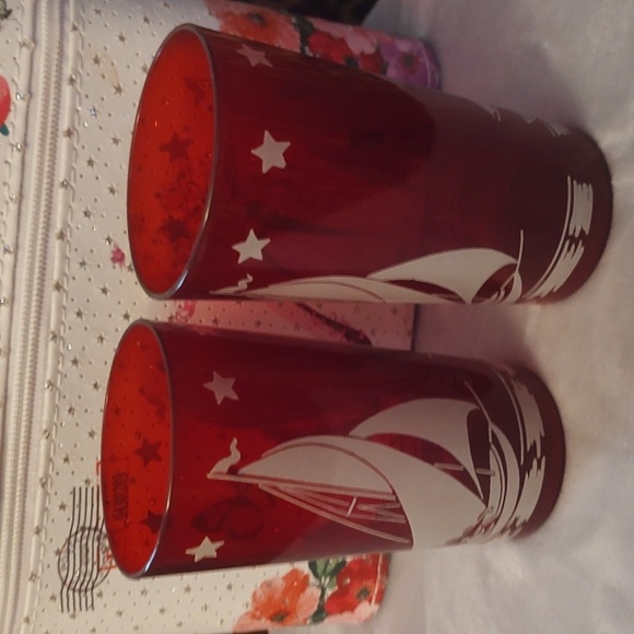 Red Sailboat Glasses - Picture 5 of 7